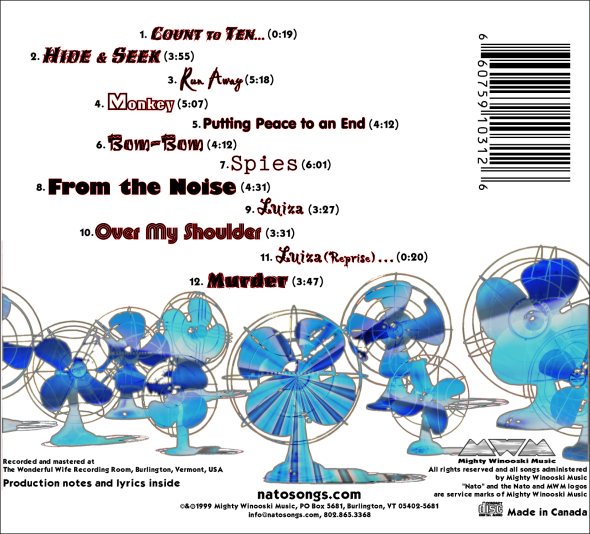 _Roomful of Fans_ back of album cover
